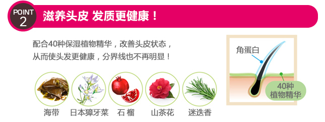 POINT2 滋养头皮 发质更健康!
