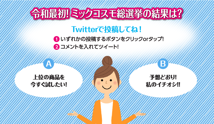 令和最初！ミックコスモ総選挙の結果は？