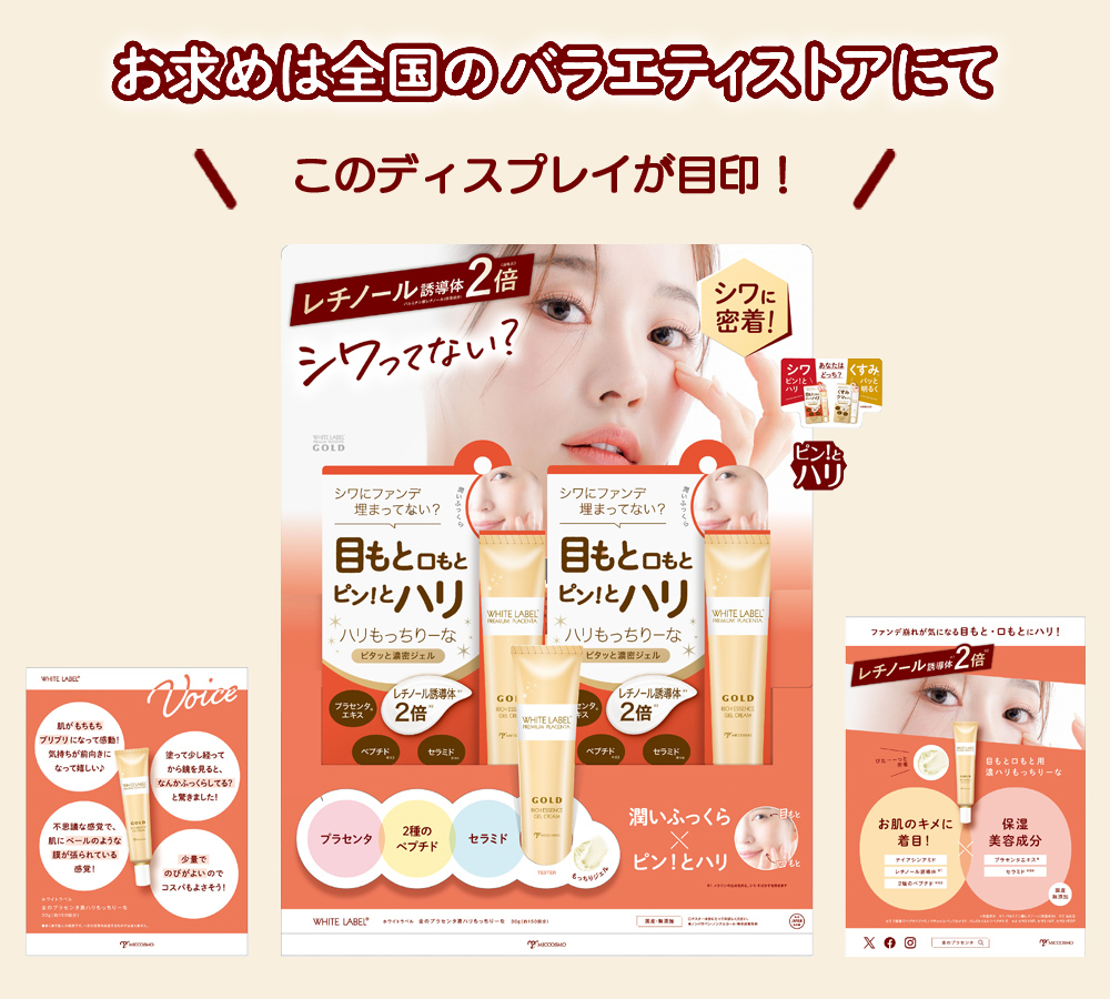 お求めは全国のバラエティストアにて
